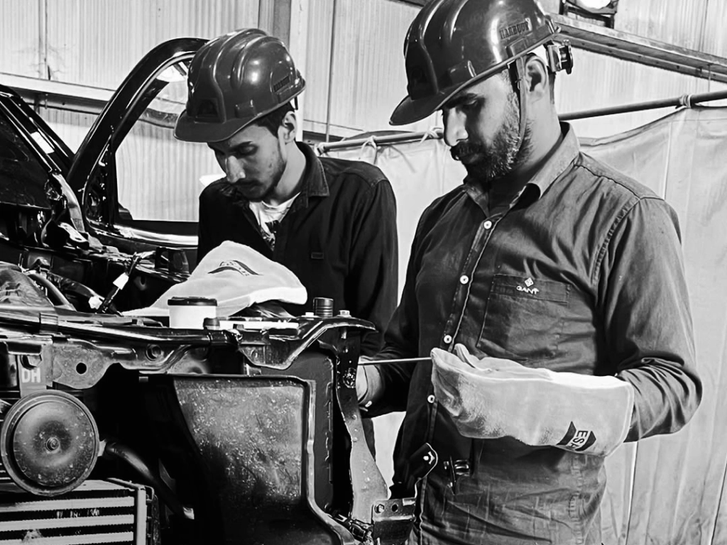 JCBL armouring technicians